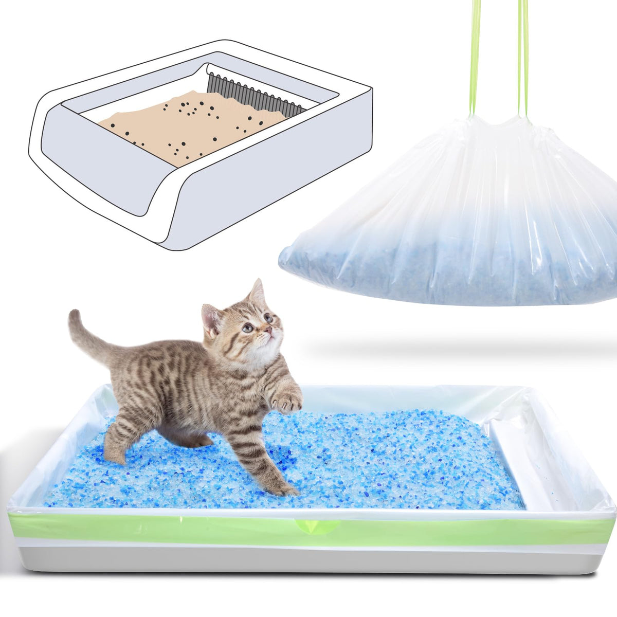 Cat Litter Liners 15 Count Y3651