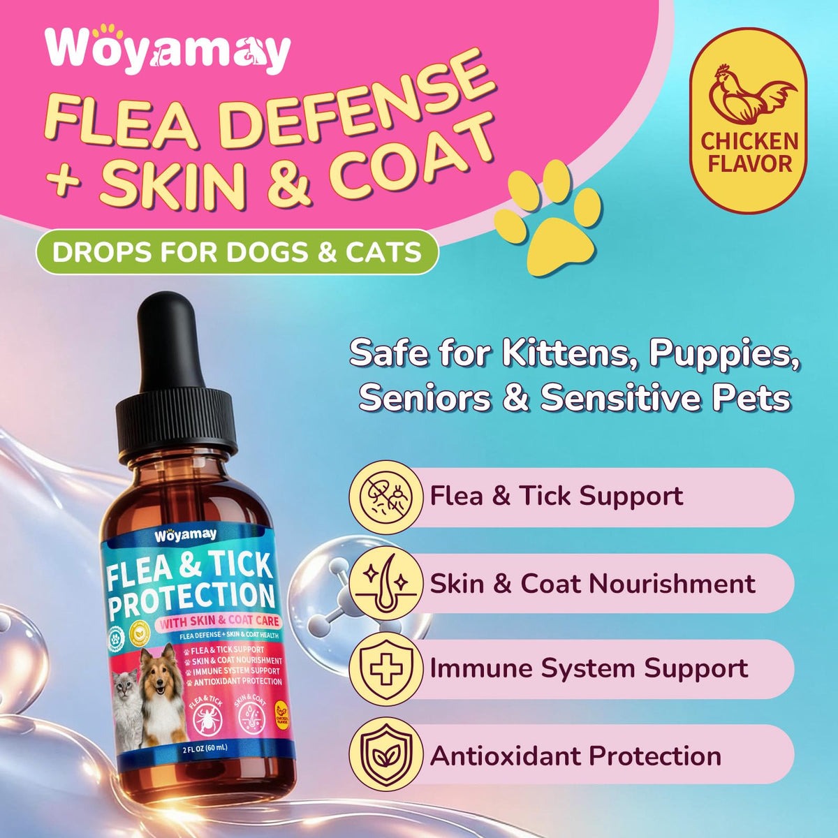 Flea and Tick Prevention for Dogs & Cats P150