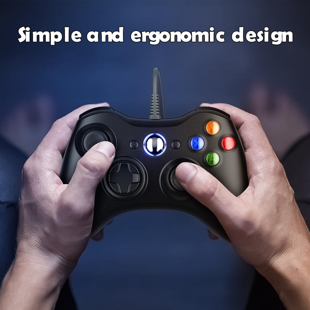 10ft Wired Controller with Upgraded Joystick, Double Shock, 2.5mm Audio Jack - 2 Pack P70292