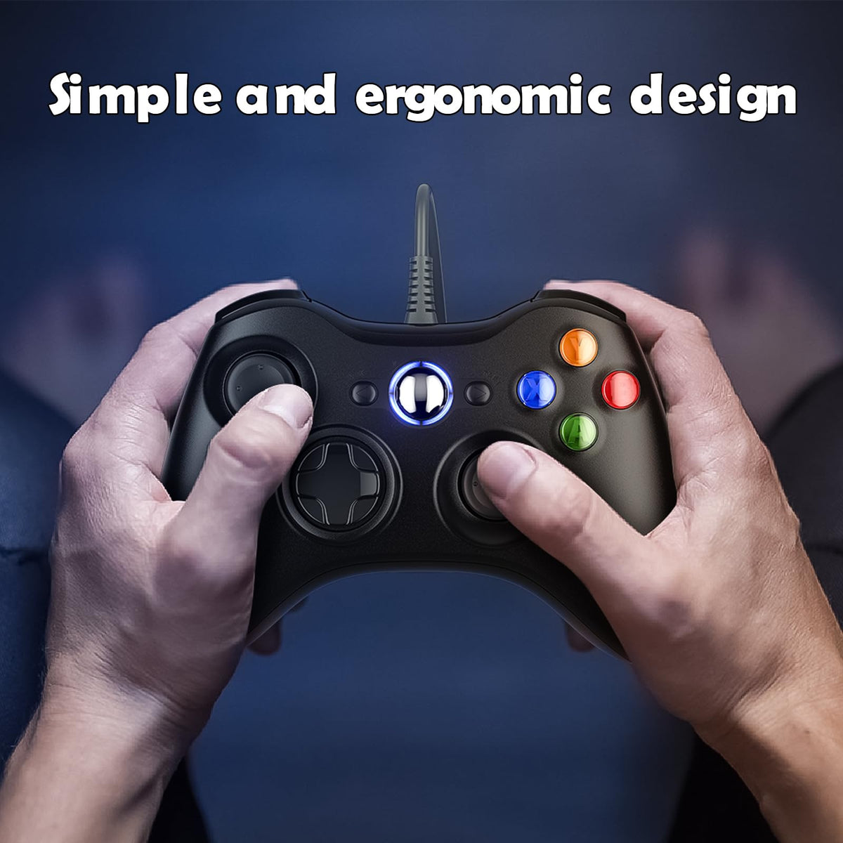 10ft Wired Controller with Upgraded Joystick, Double Shock, 2.5mm Audio Jack - 2 Pack P70292