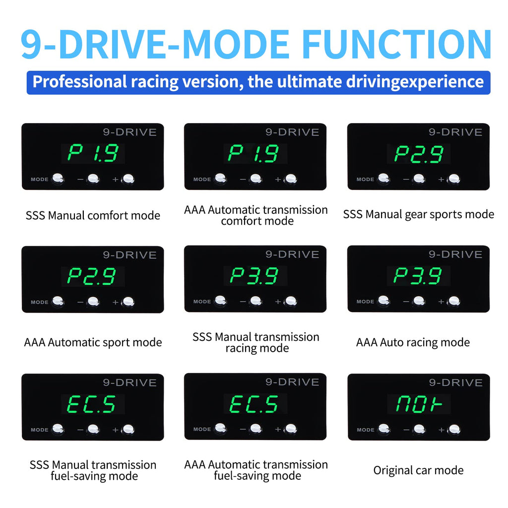 9 Drive 9-Mode Electronic Throttle Response Controller V294