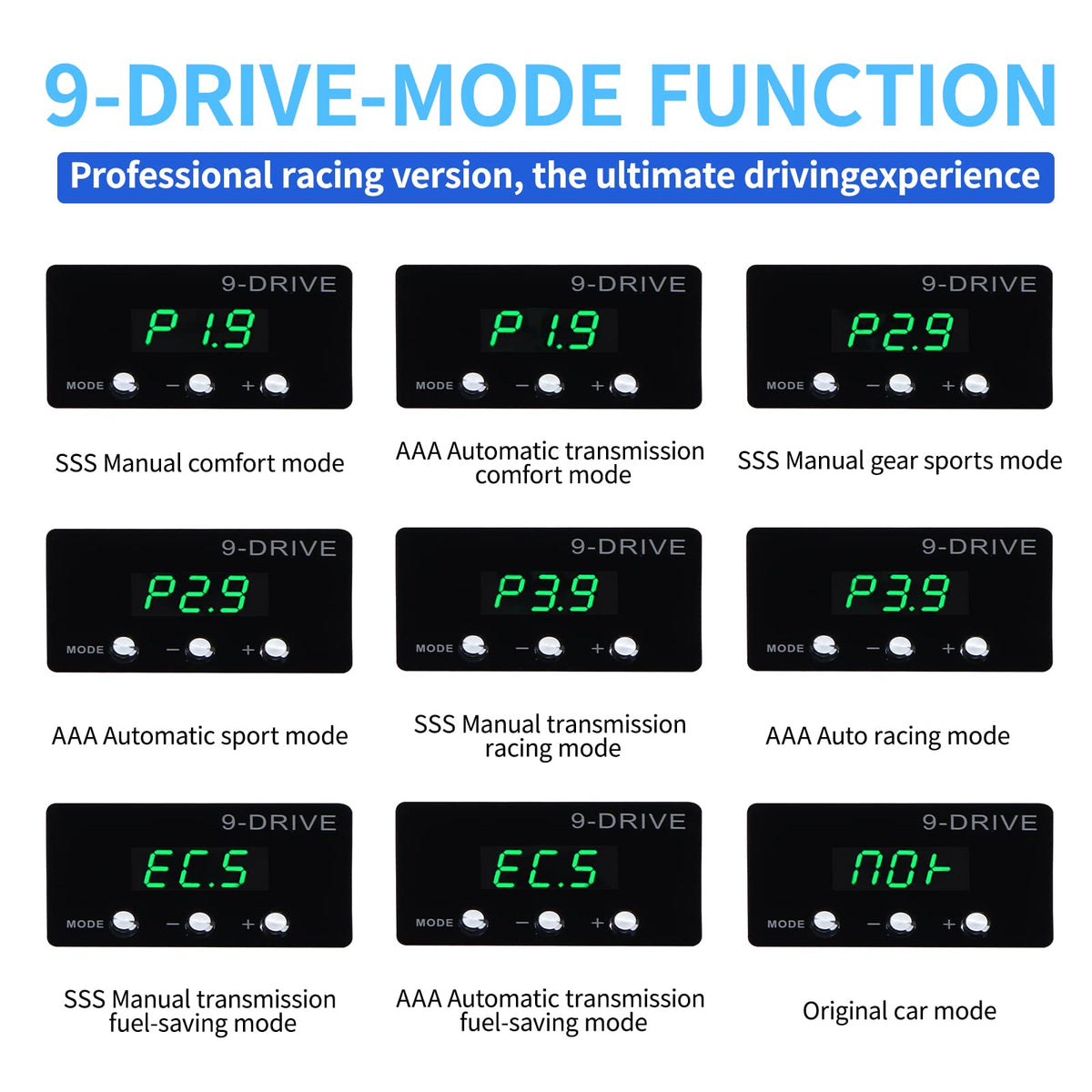 9 Drive 9-Mode Electronic Throttle Response Controller V294