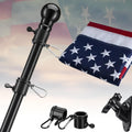 6FT Aluminum Flag Pole Kit with 3x5 US Flag G491