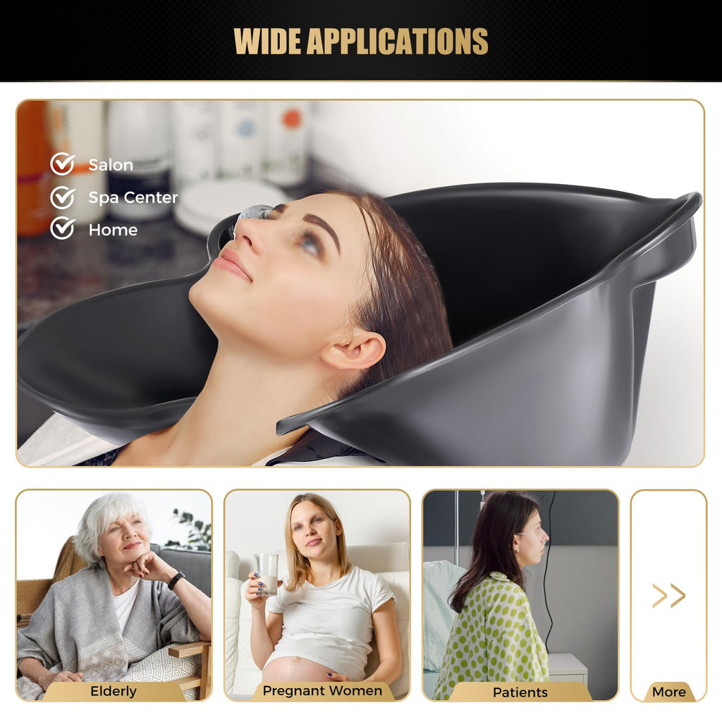 Portable Shampoo Bowl with Electric Pump B563