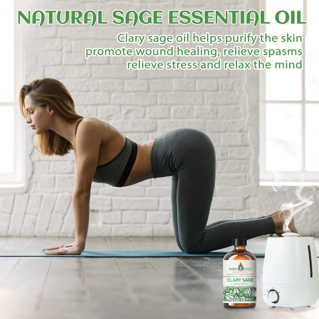 Rosemary Clary Sage Ylang Ylang Geranium Lavender Essential Oil 4 Oz H1607