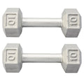Cast Iron Hex Dumbbell 3 lb to 100 lb Single & Pair K381044
