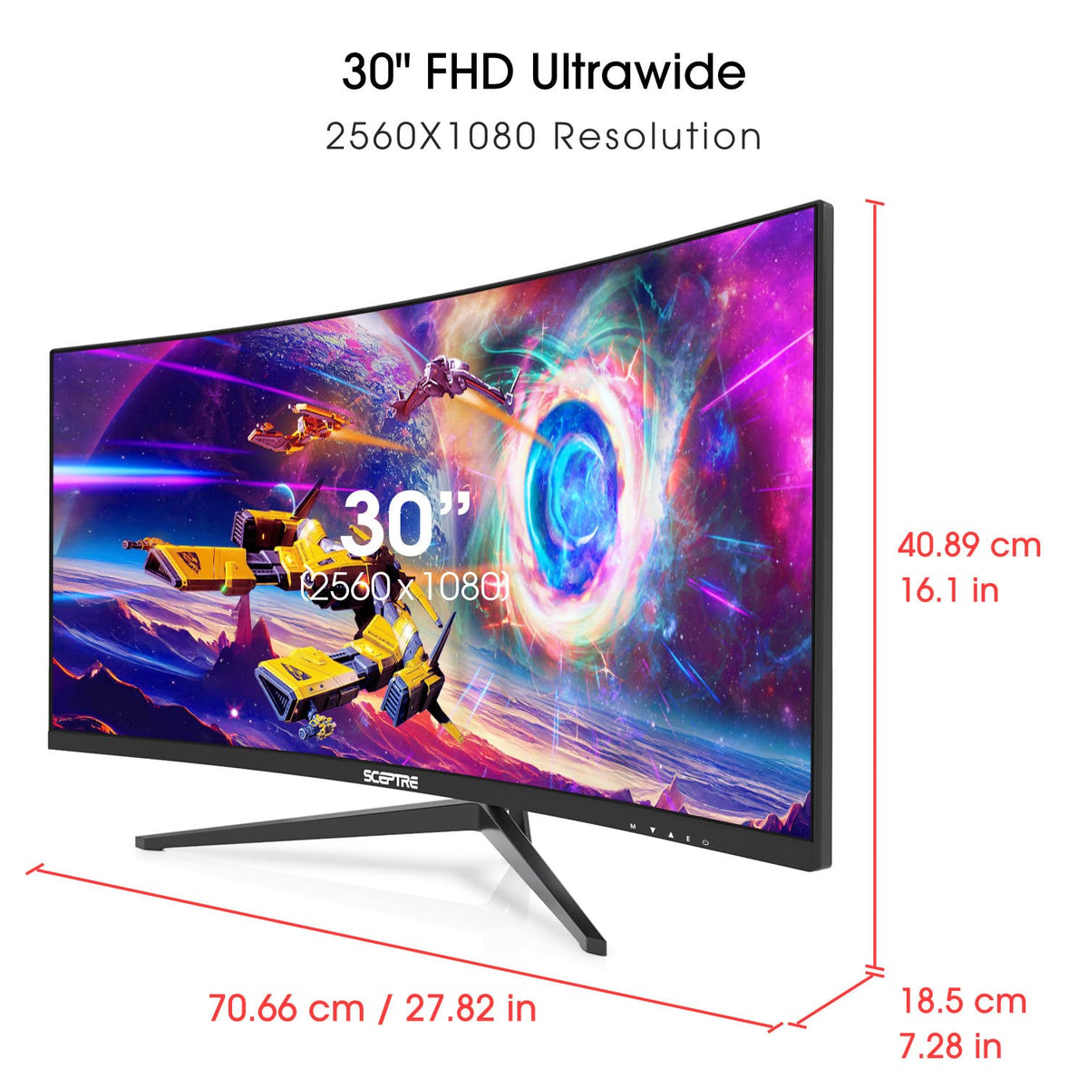 30-inch Curved Ultra Wide Gaming Monitor 200Hz Y85967