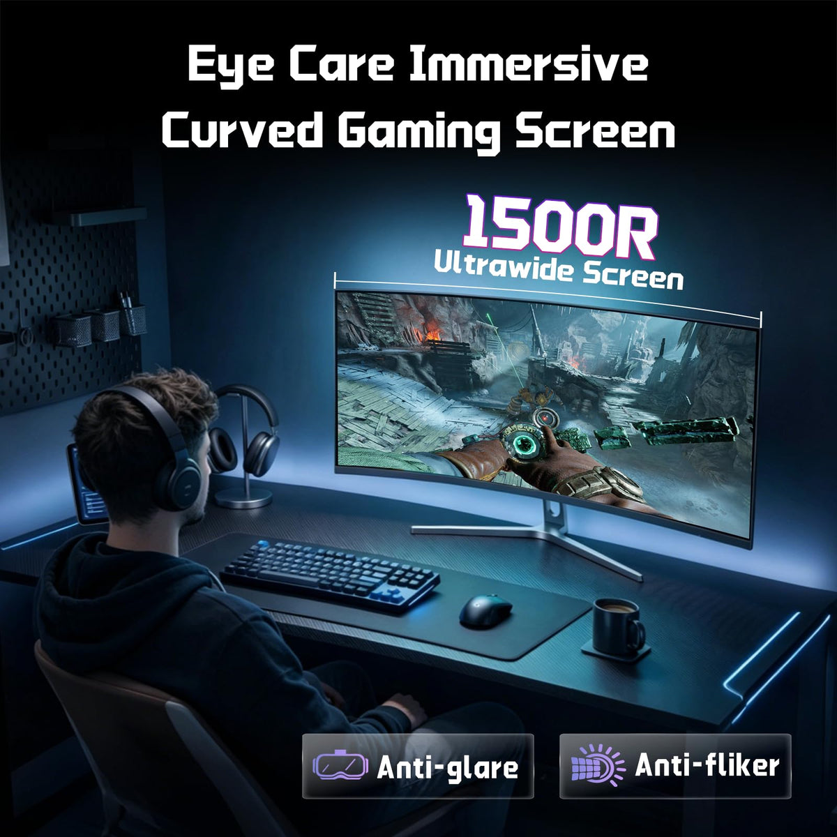 34 Inch Curved Gaming Monitor UWQHD 200Hz P51574