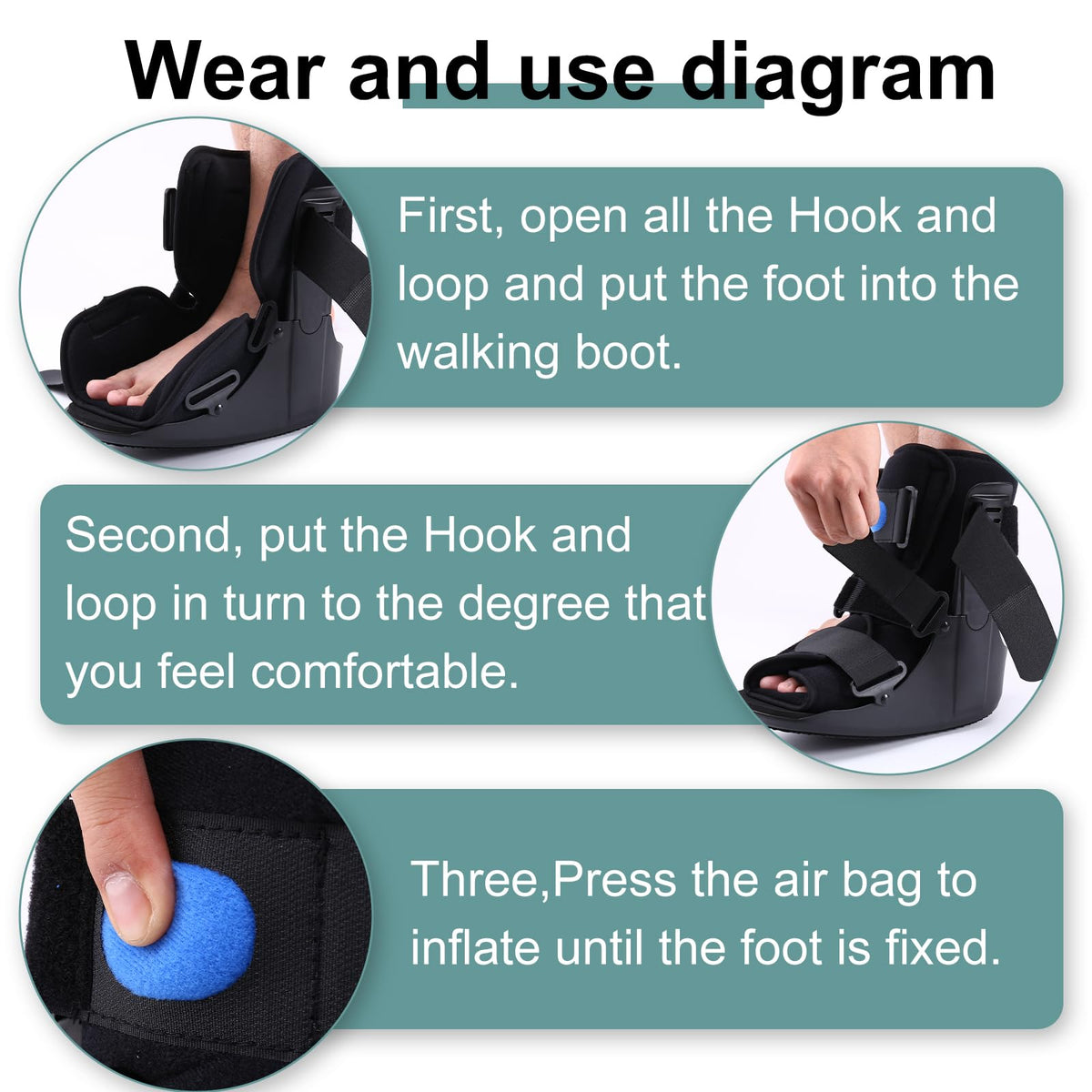 Orthopedic Air Cam Walker Fracture Boot W425