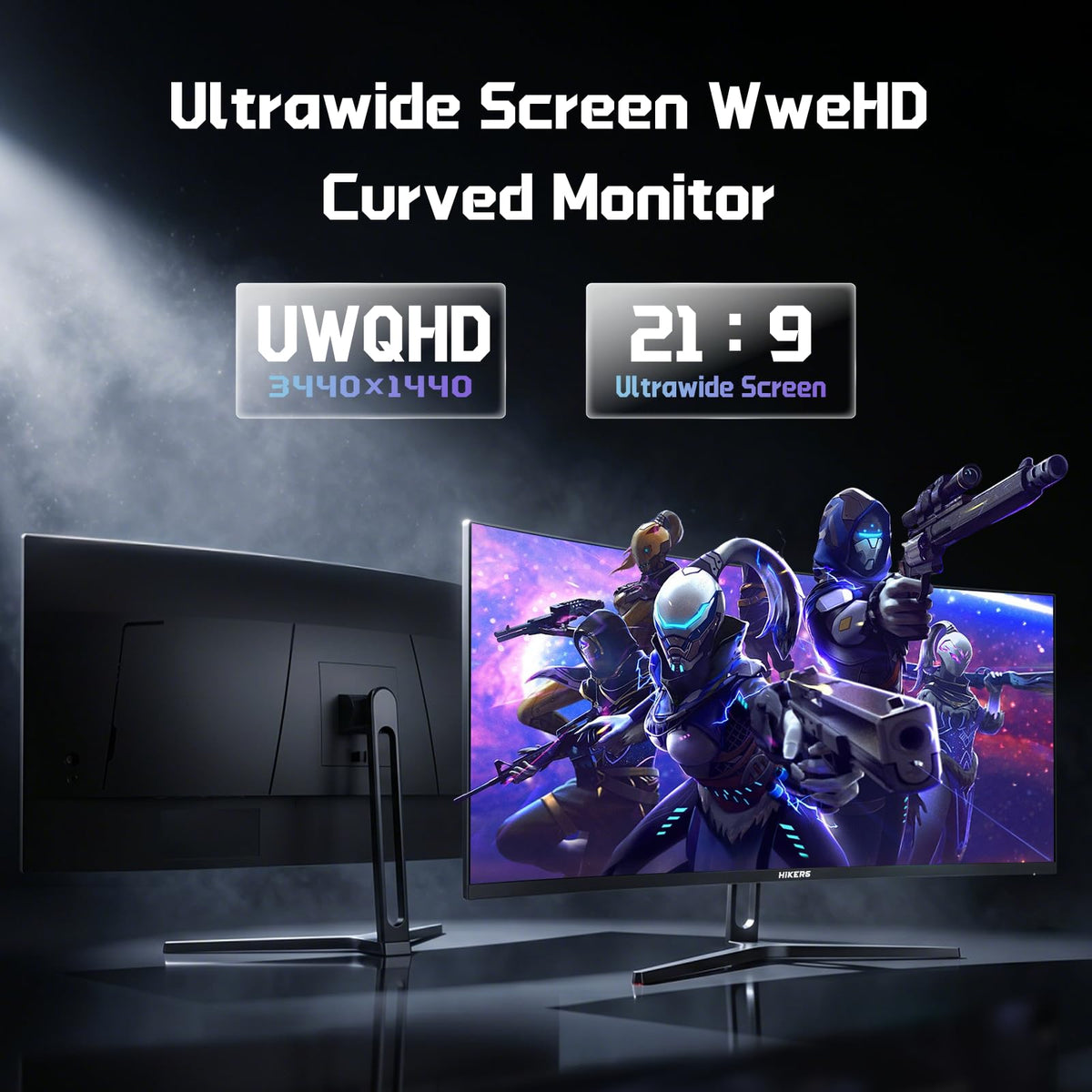 34 Inch Curved Gaming Monitor UWQHD 200Hz P51574