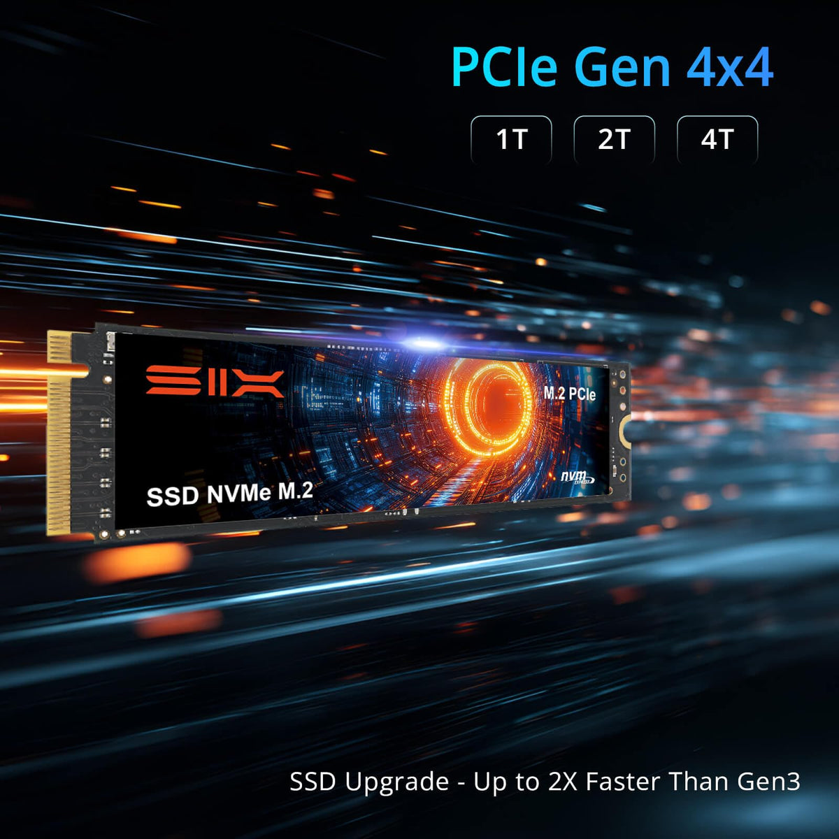 1TB PCIe 4.0 M.2 2280 Internal SSD with Heatsink T81495