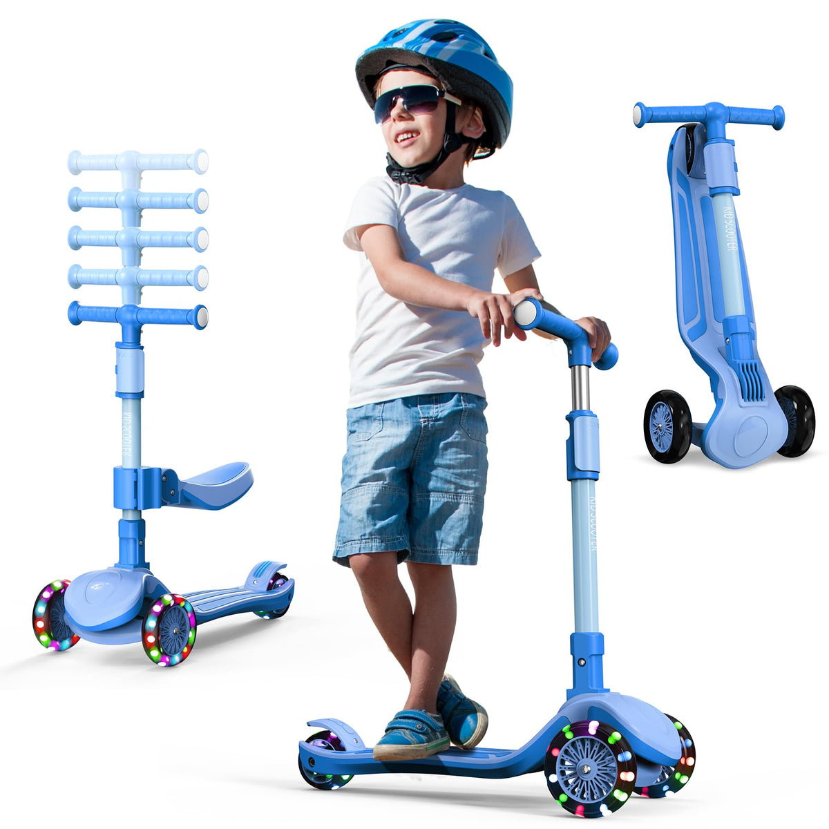 3 Wheel Foldable Kids Scooter with Seat T8771