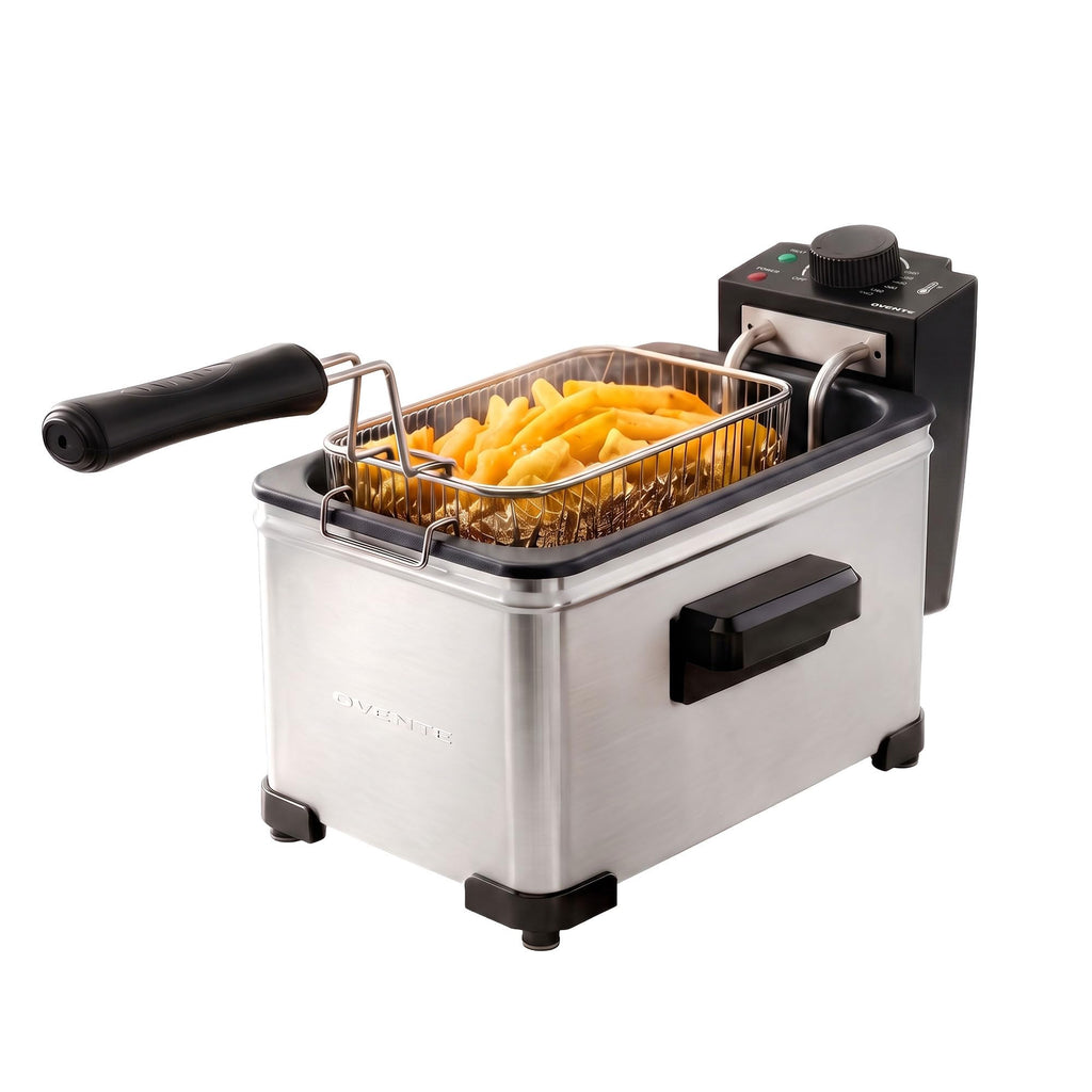 Electric Deep Fryer, 2L Capacity, 1500W, Silver H25532
