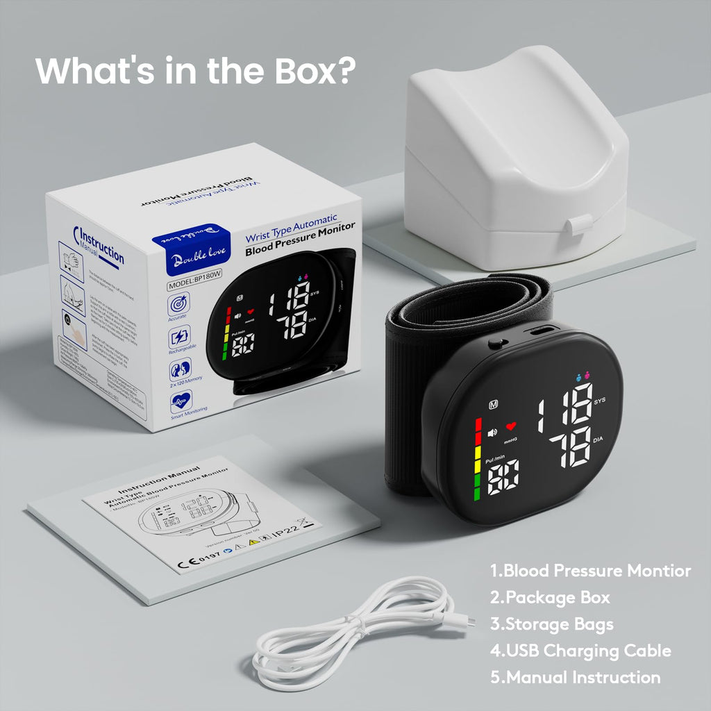 Wrist Blood Pressure Monitor Black E741870