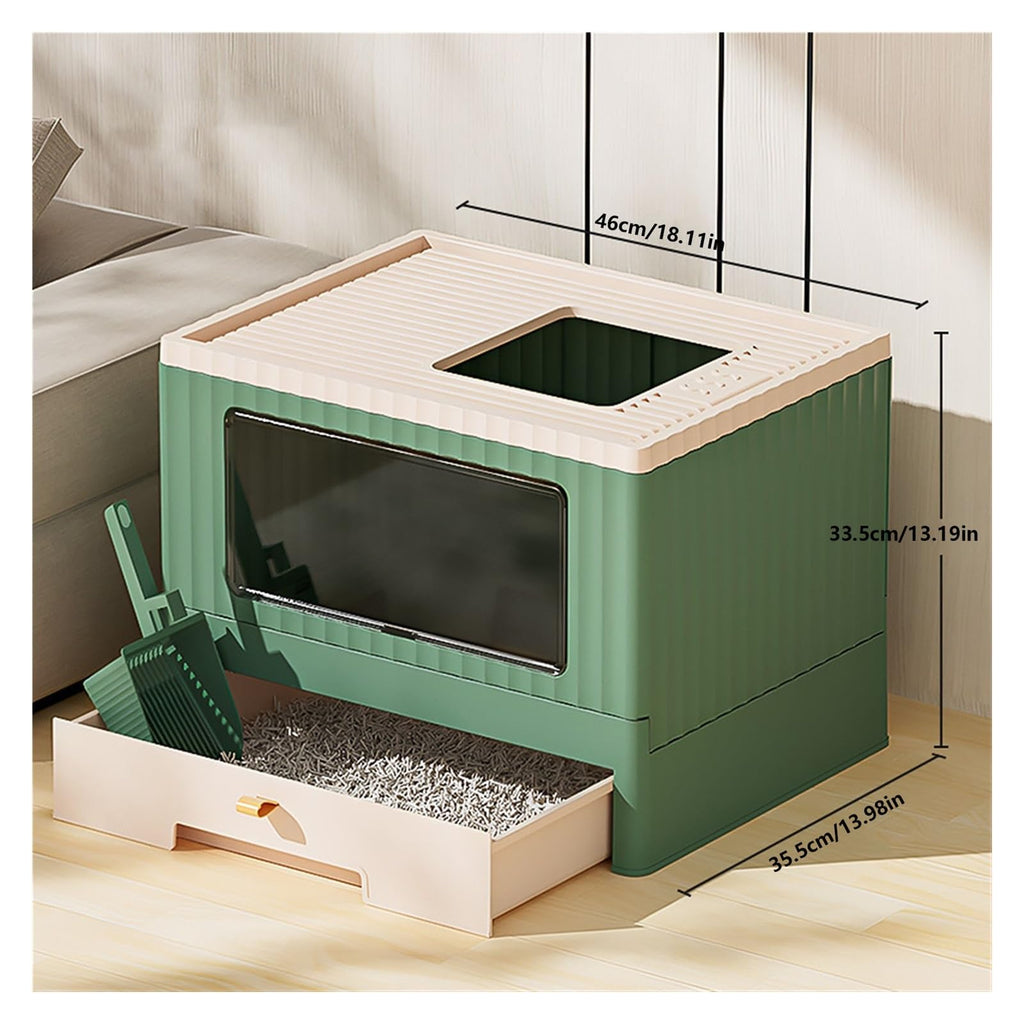 Foldable Cat Litter Box with Lid M17822