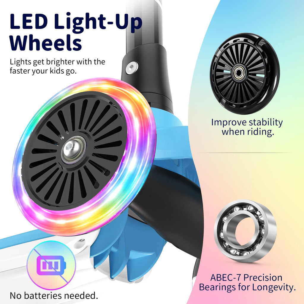 Light Up Deck & Wheels Scooter R898
