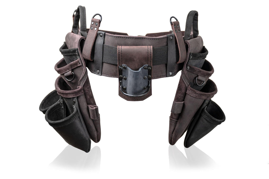 Top Grain Leather Tool Belt 18 Pockets P9245