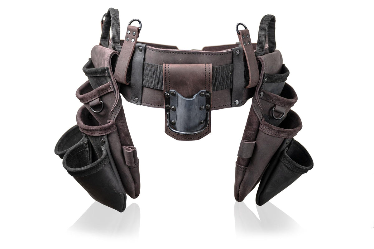 Top Grain Leather Tool Belt 18 Pockets P9245