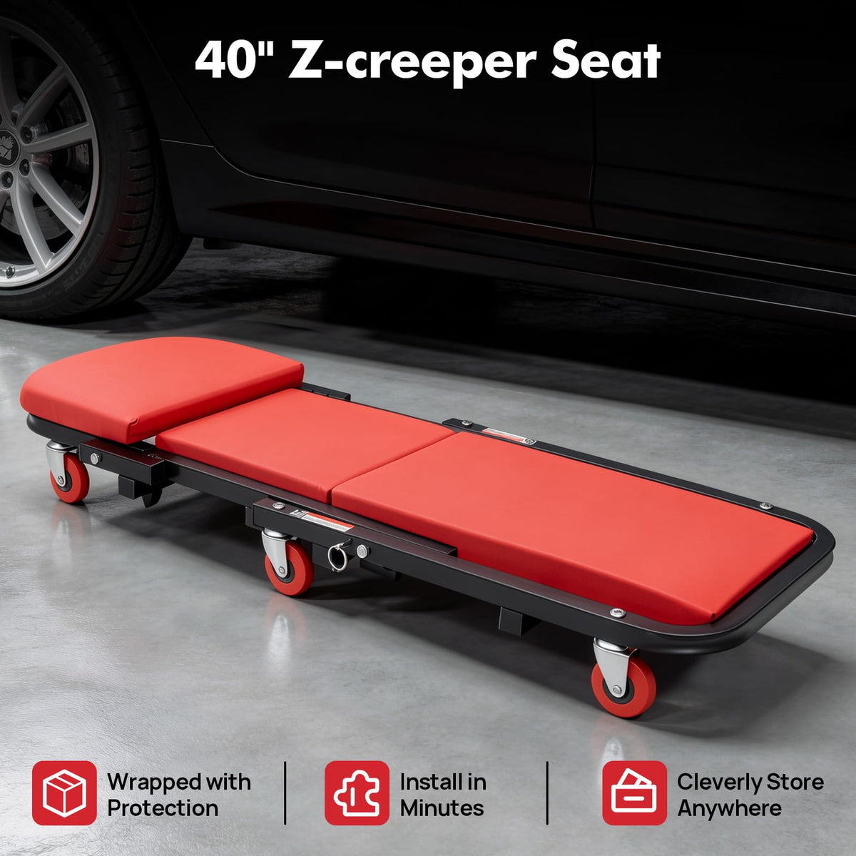 2-in-1 Convertible Mechanic Seat Z994