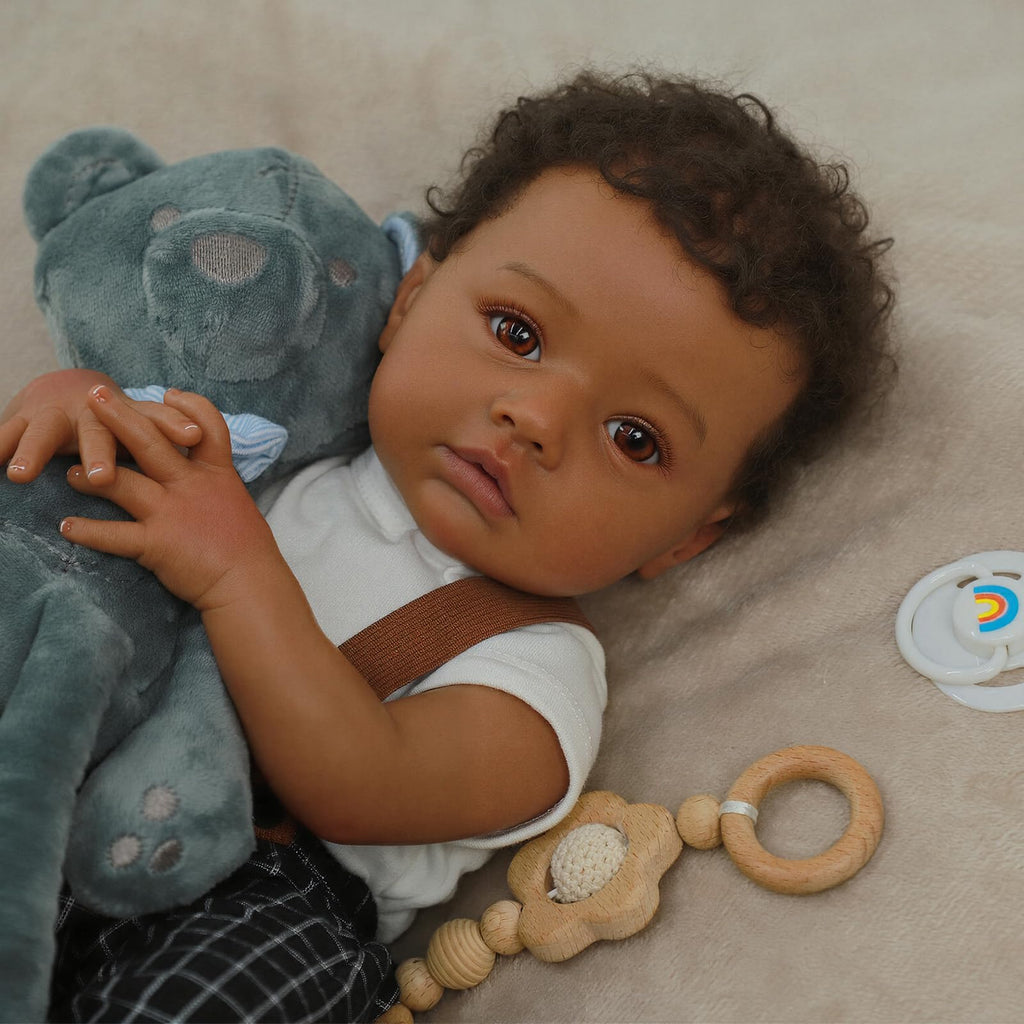 Black 20" Reborn Baby Dolls H87384