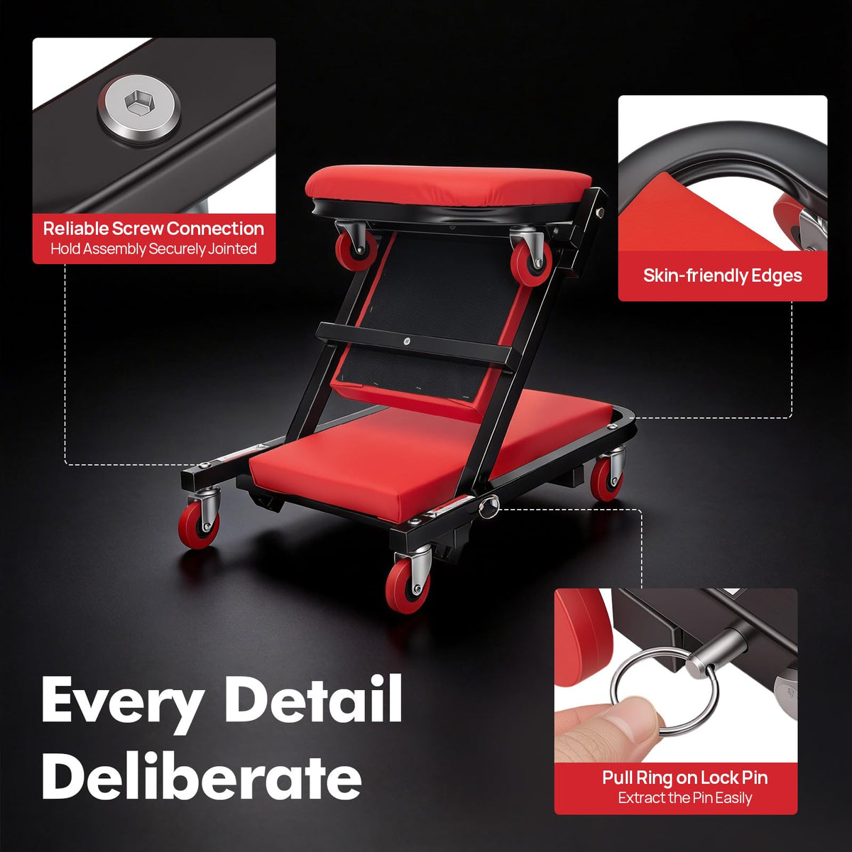 2-in-1 Convertible Mechanic Seat Z994