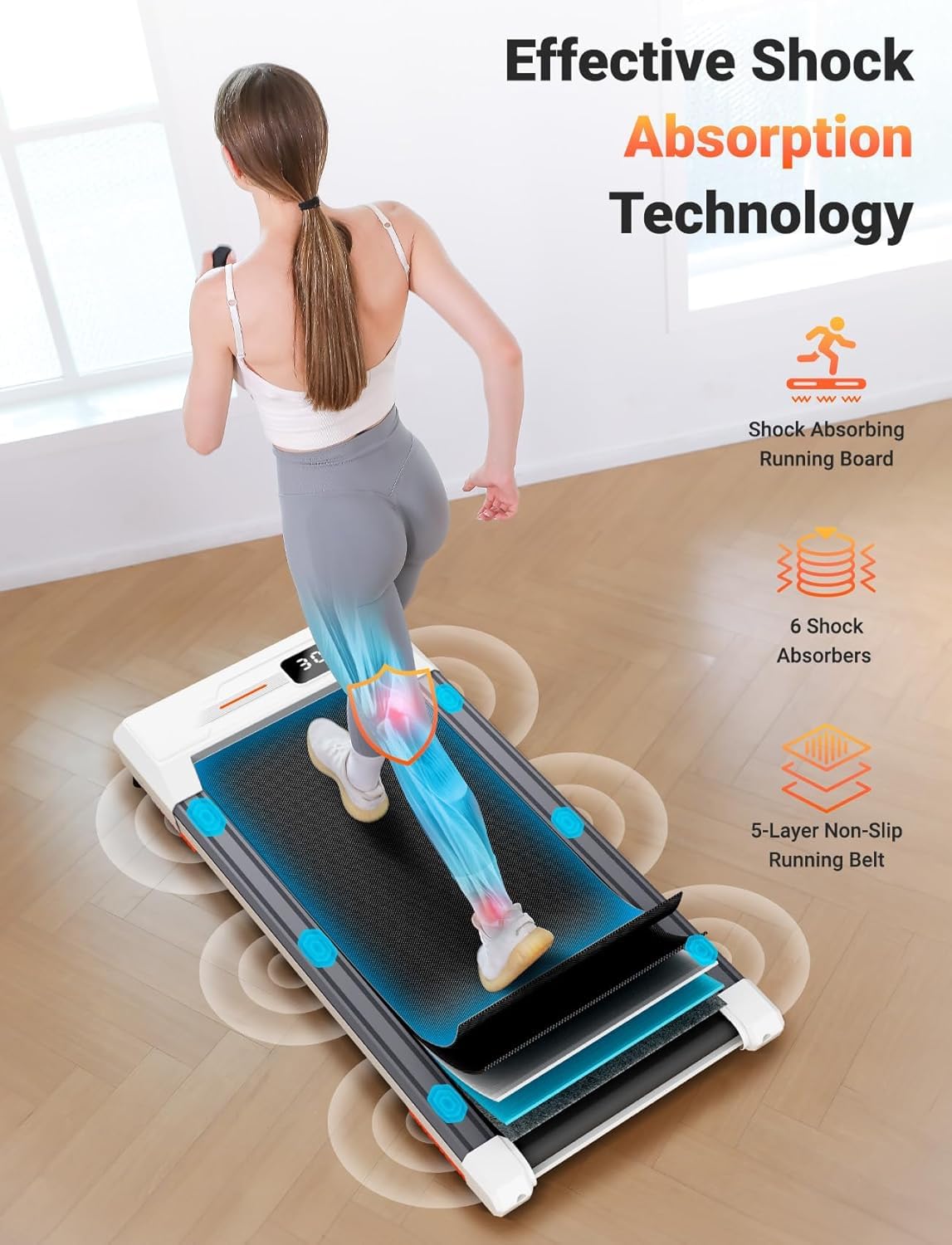 Portable Walking Pad Treadmill B9924