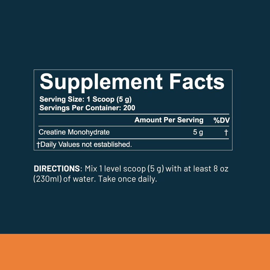 Unflavored Micronized Creatine Monohydrate Powder 1kg W12556