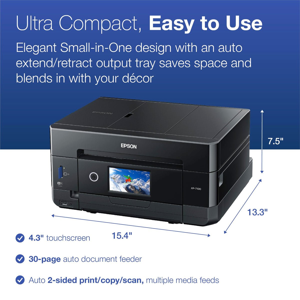 Wireless Color All-in-One Inkjet Printer H765252