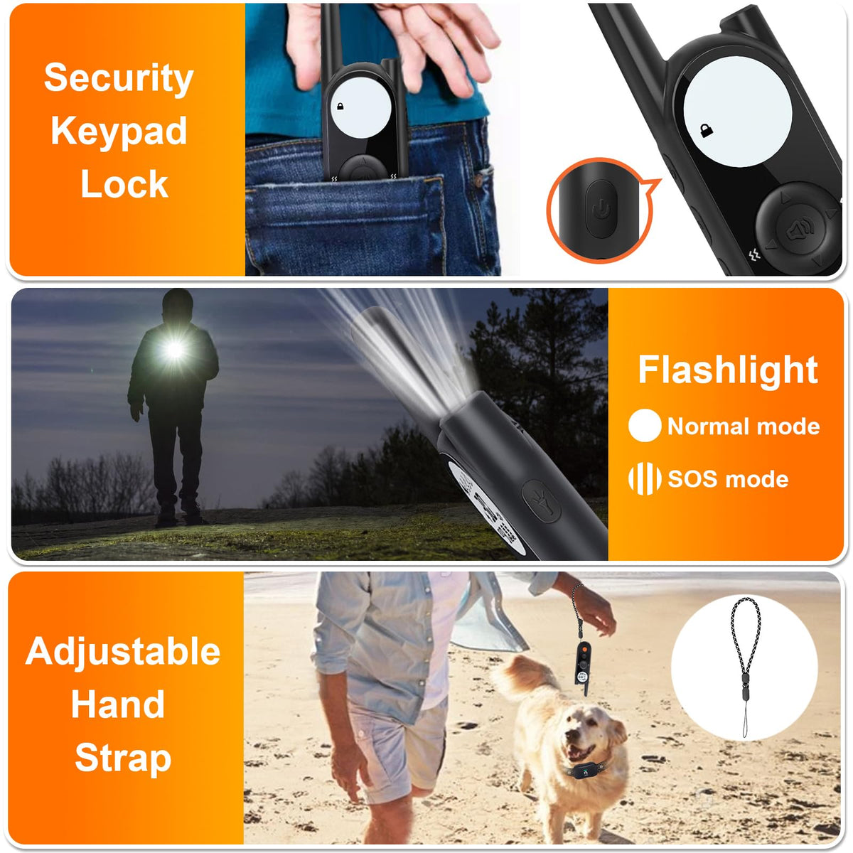 Wireless Dog Fence for 2 Dogs with Training Collar H5362