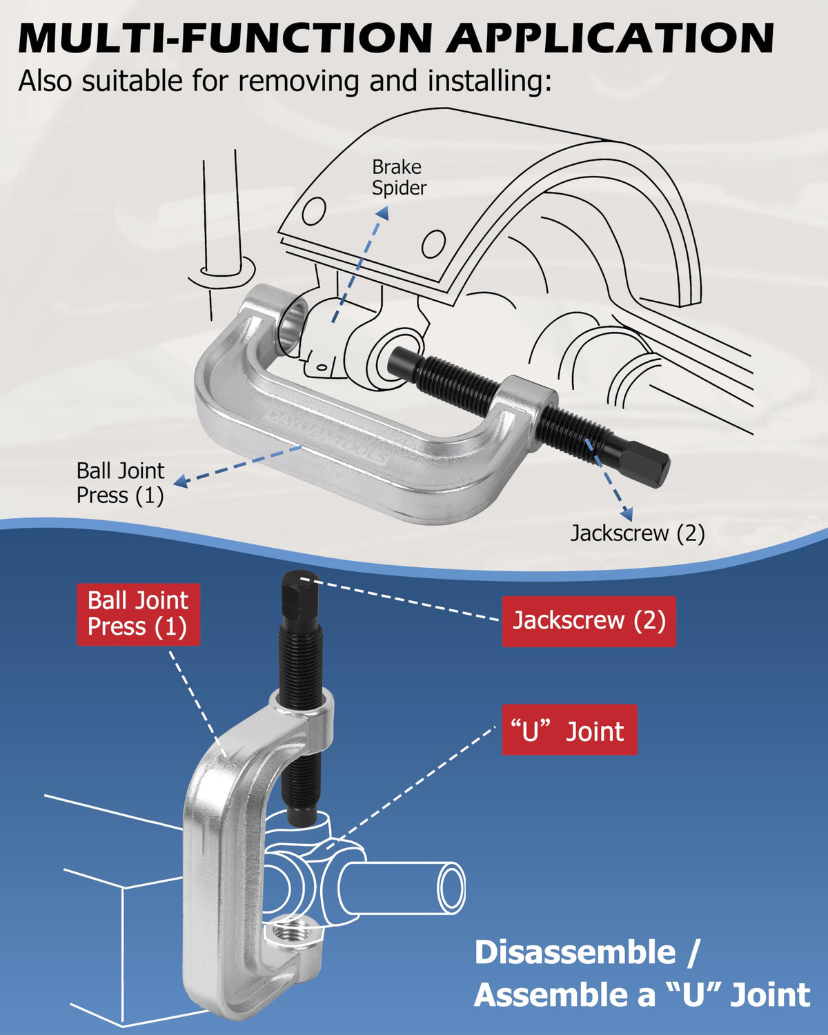 21 Pcs Ball Joint Press Service Kit T31149