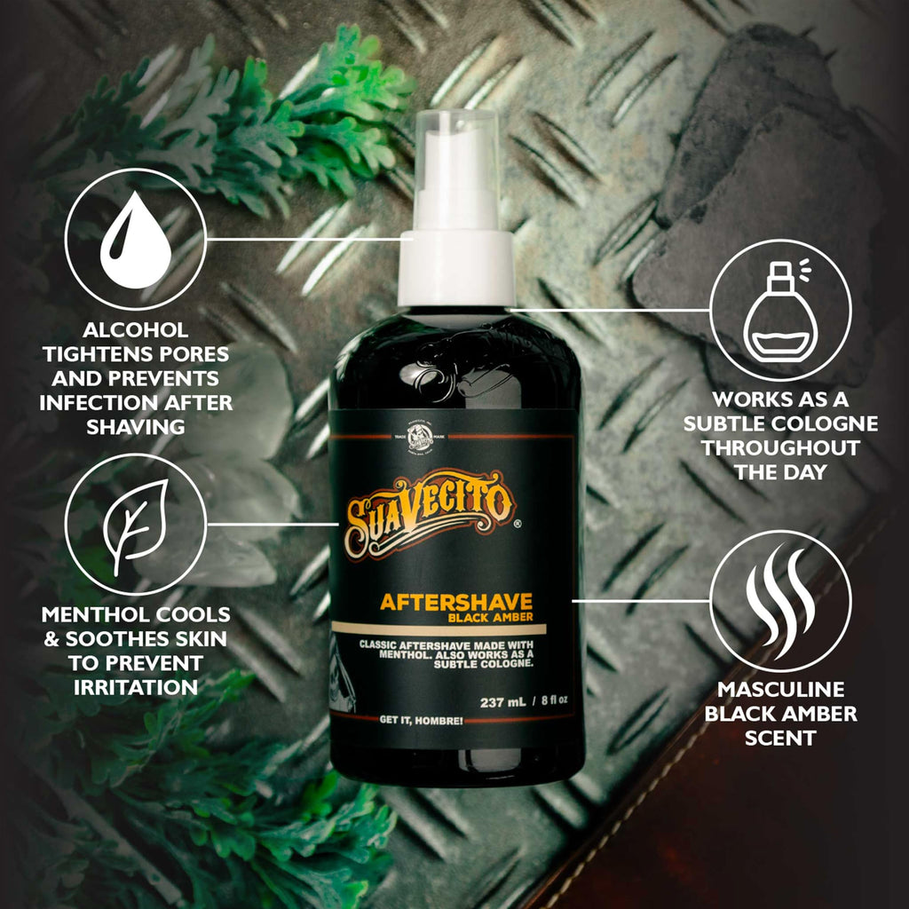Black Amber Aftershave 8 oz Pump Spray H510221