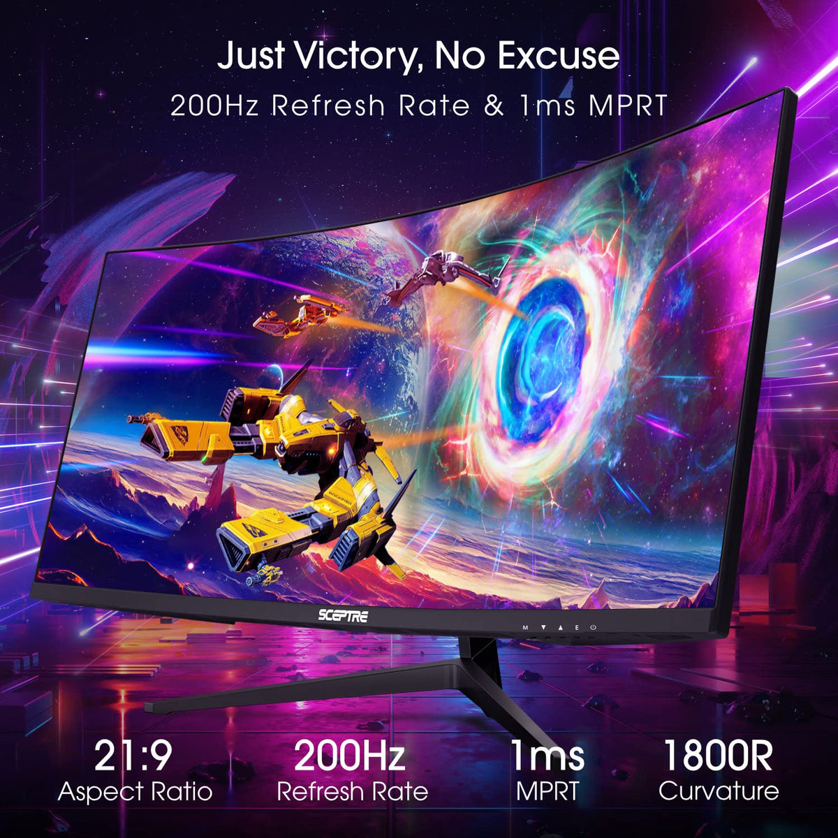 30-inch Curved Ultra Wide Gaming Monitor 200Hz Y85967