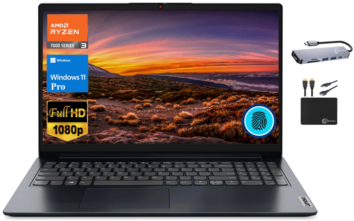 15.6" FHD Business Laptop AMD Ryzen 3 8GB DDR5 RAM 512GB SSD R7762