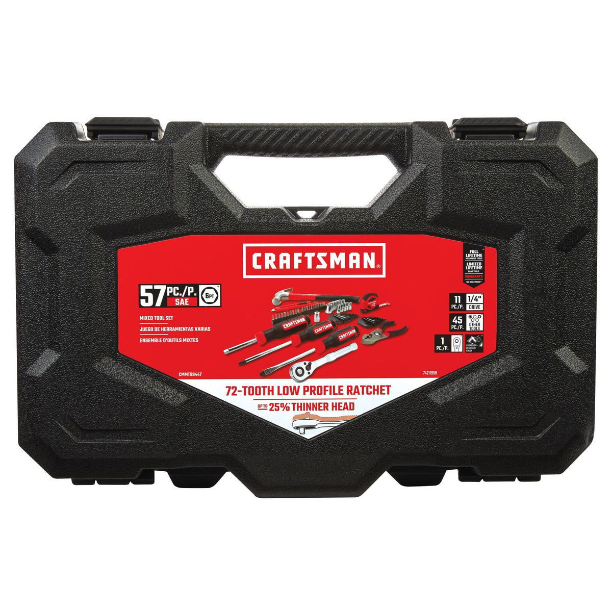 57 Piece Mechanics Tool Set Q291