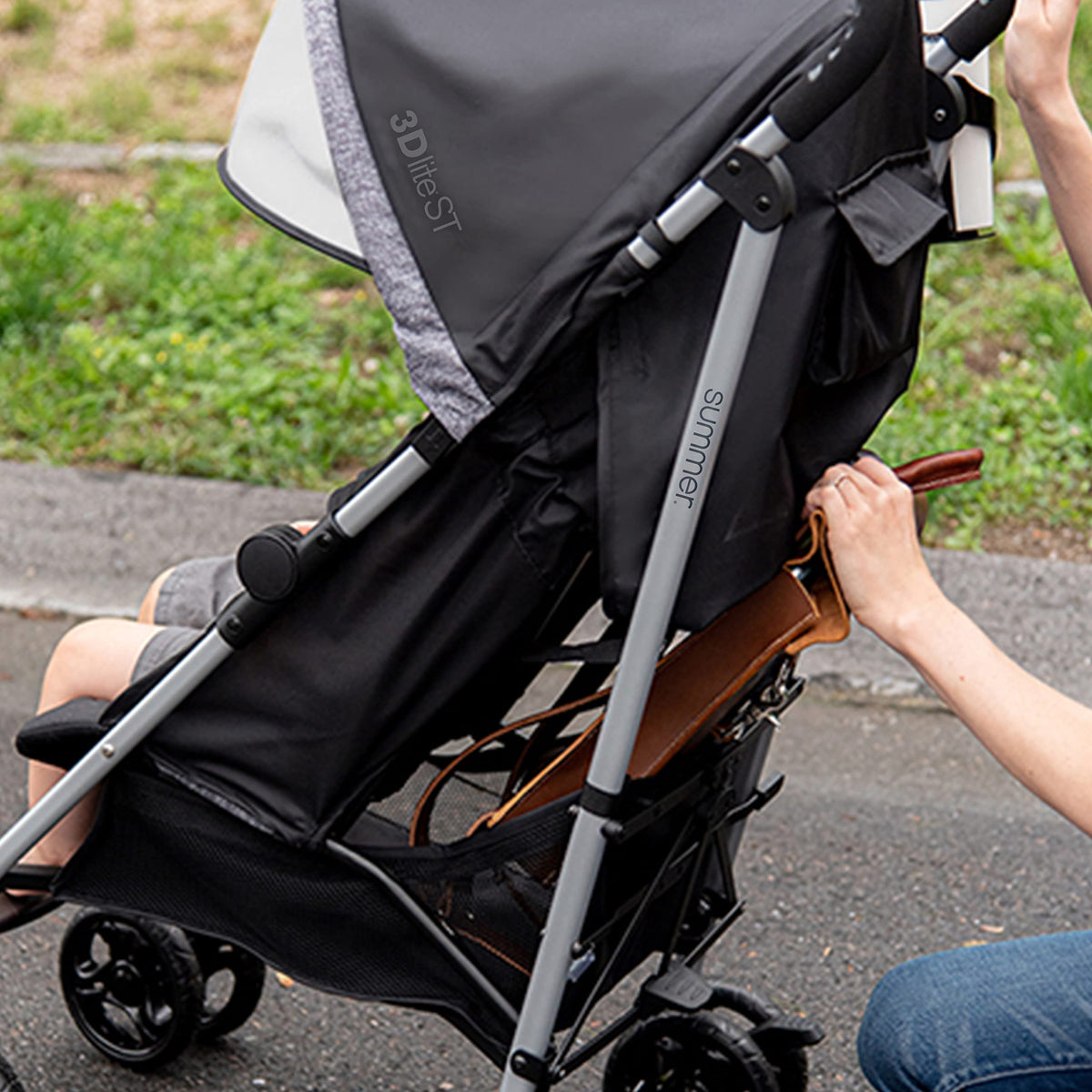 Black & Gray Lightweight Steel Frame Stroller O92850
