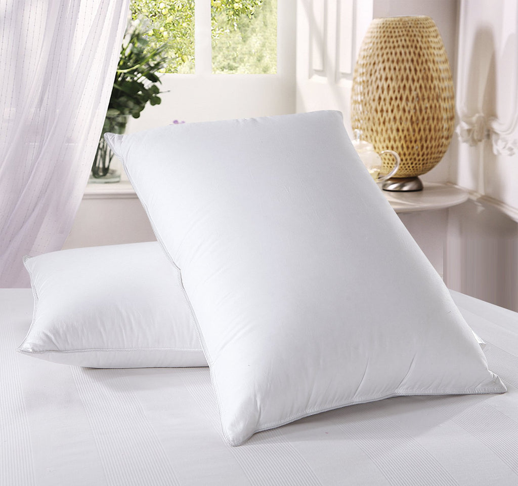 Medium Firm King Down Pillows Set of 2 U5468