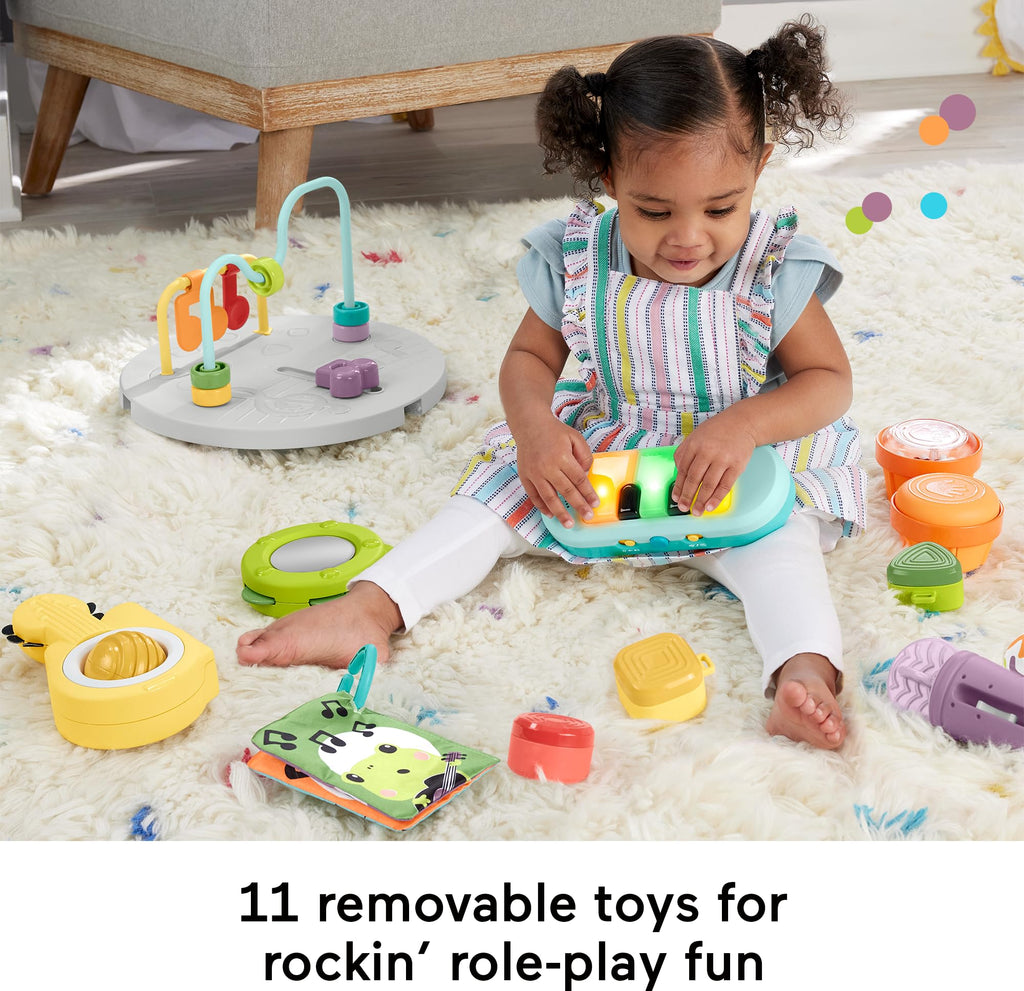 3-in-1 Activity Center & Play Table with Music Lights J9324