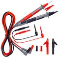 Silicone Test Leads Kit CAT III 1000V CAT IV 600V with Alligator Clips and Needle Probe 9PCS G1184