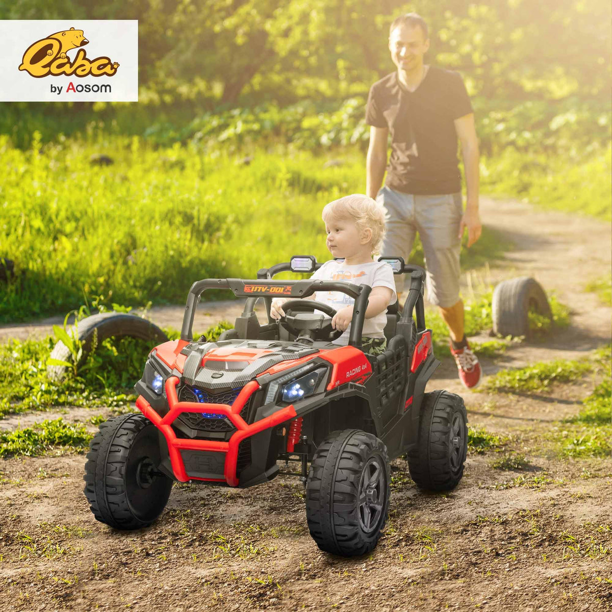 24V 2 Seater Electric Off-Road UTV Truck U4113