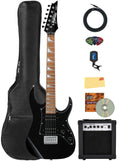 Black Short-Scale Electric Guitar Q35017