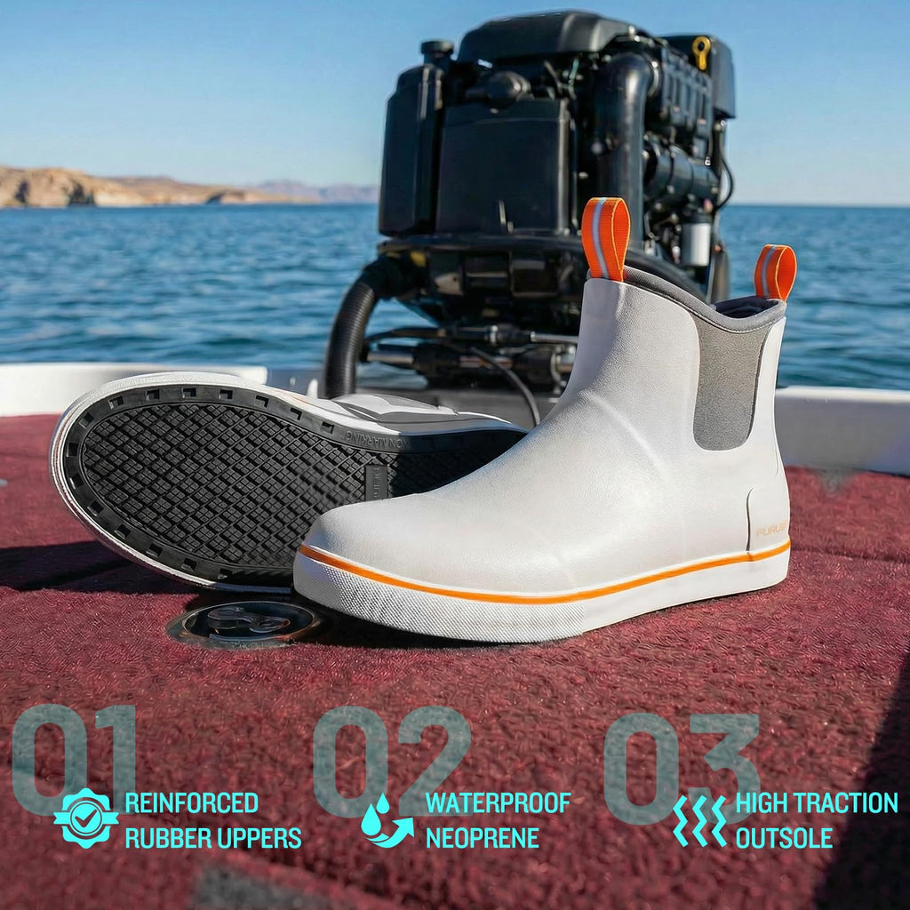 Waterproof Ankle Deck Boots A71554