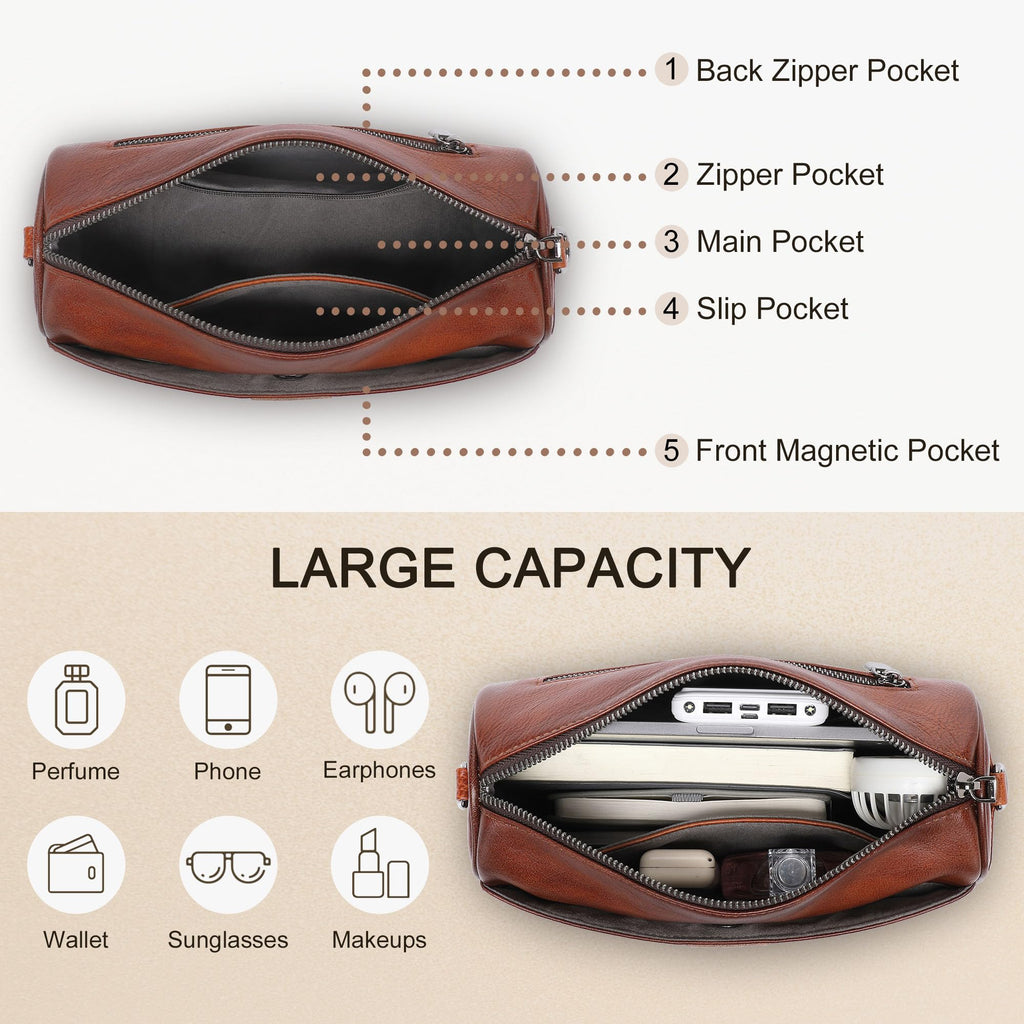 Leather Crossbody Bag M226482