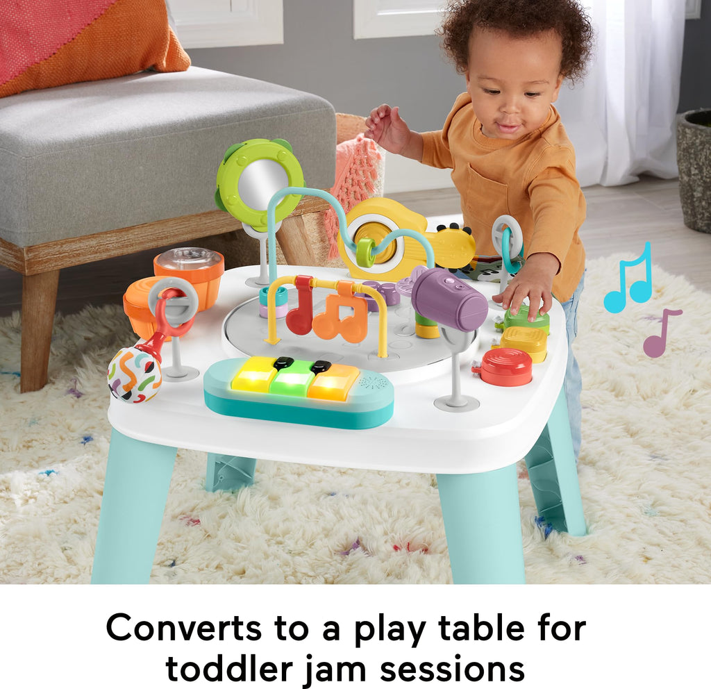 3-in-1 Activity Center & Play Table with Music Lights J9324