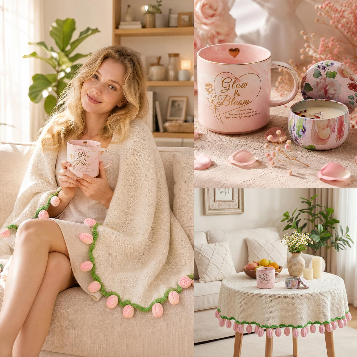 Pink Self Care Gift Basket N99779
