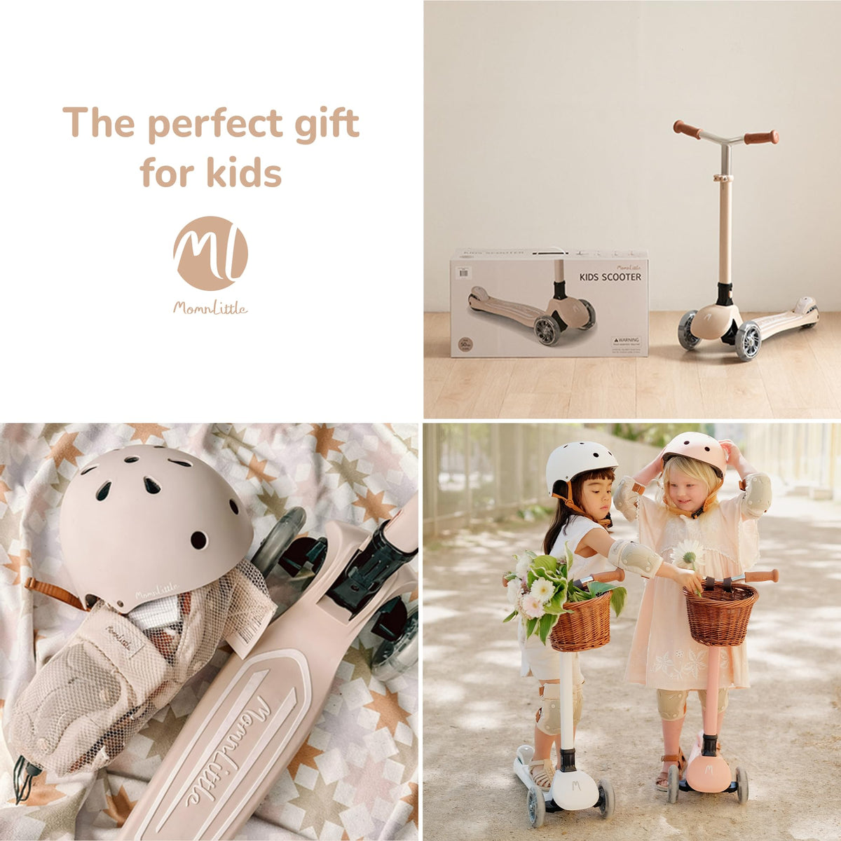 3-Wheel Foldable Toddler Scooter with LED Light-Up Wheels V790006