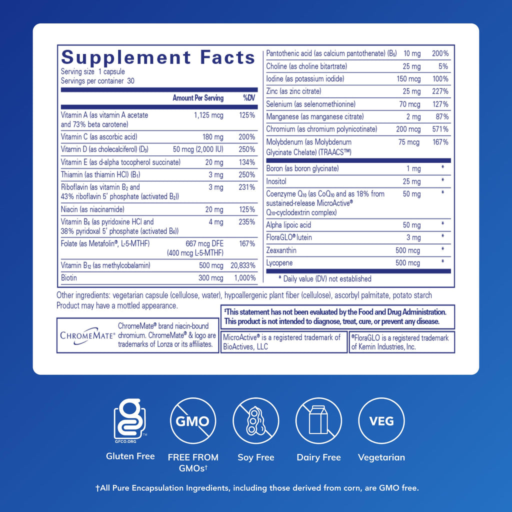 Multivitamin 30 Capsules I725