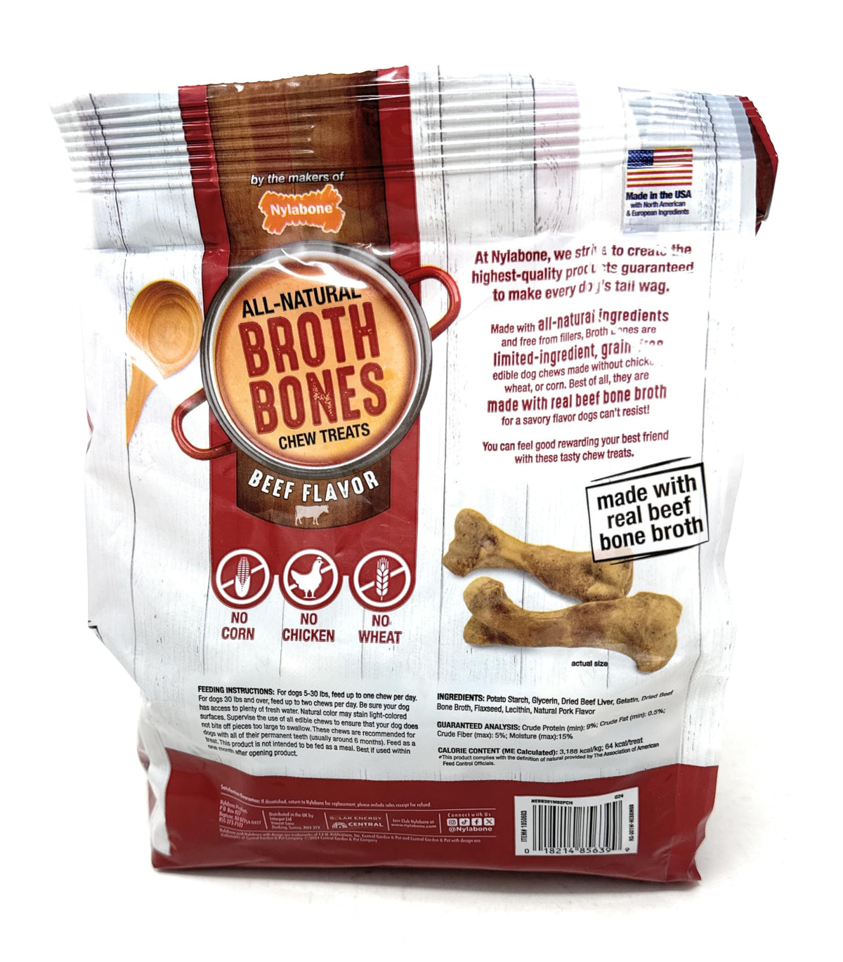 Beef Broth Bones for Dogs 60 Count Q578