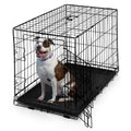 Foldable Wire Metal Dog Crate with Leak-Proof Pan S907702
