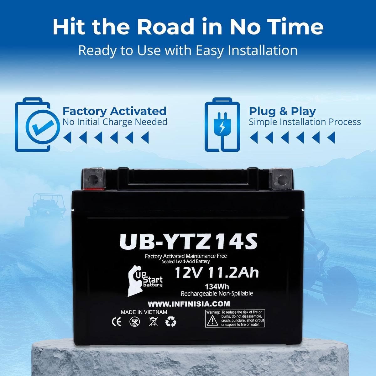 12V 11.2Ah Battery X477720