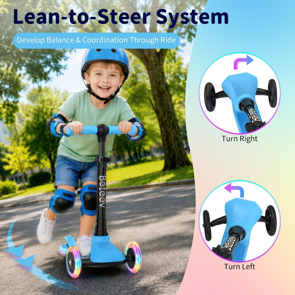 Light Up Deck & Wheels Scooter R898